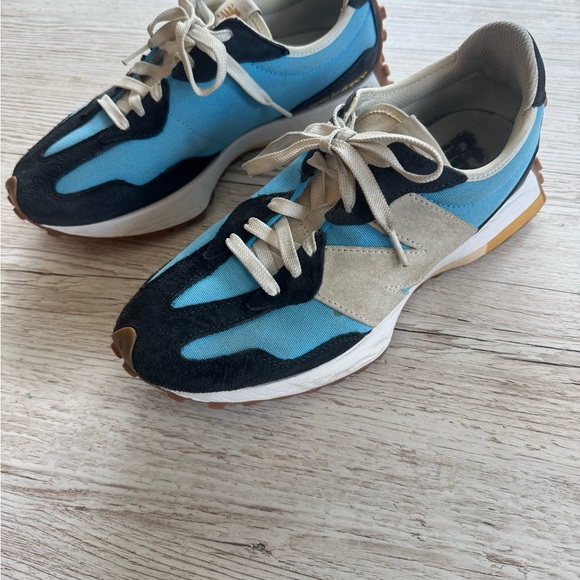 New Balance 327 Sneakers Shoes MS327BM Vibrant Sky Blue Men's Size 9.5 - Picture 9 of 11